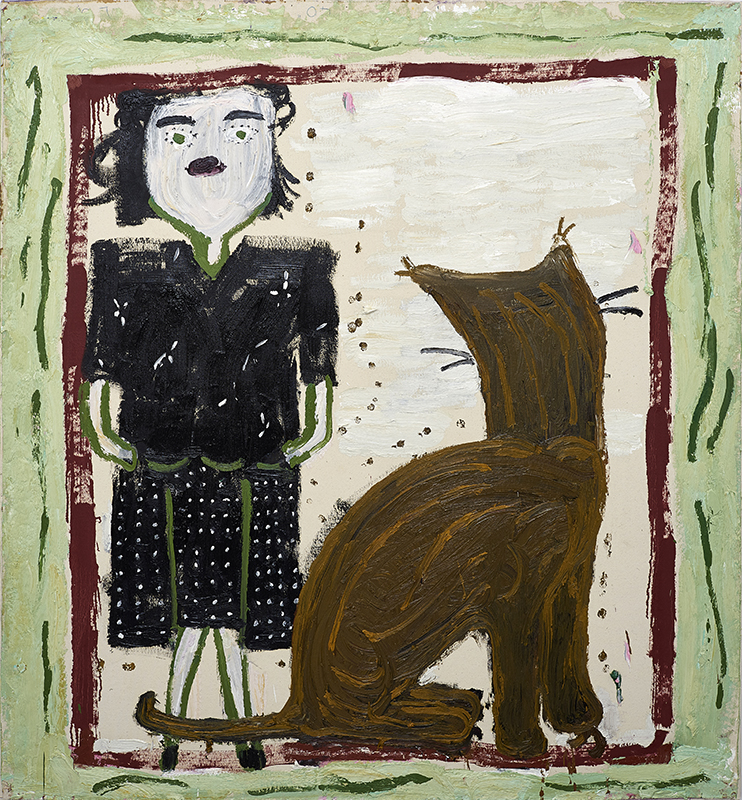 Rose Wylie. Party Clothes