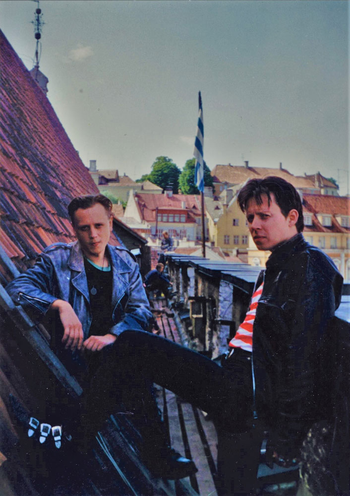 Anti Pathique ja Tõnu Trubetsky. Tallinn, 1993. Foto: Teet Tibar